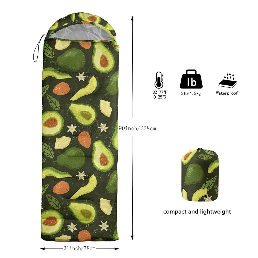 Smell Sunshine sleeping bag hood with drawstring keeps warmth and minimizes drafts.