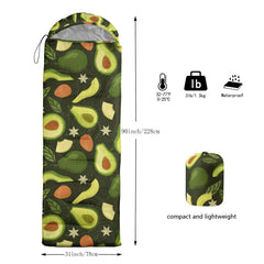 Smell Sunshine sleeping bag hood with drawstring keeps warmth and minimizes drafts.