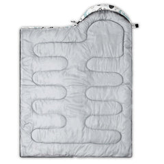 Smell Sunshine kids sleeping bag with compression sack for easy packing and travel.