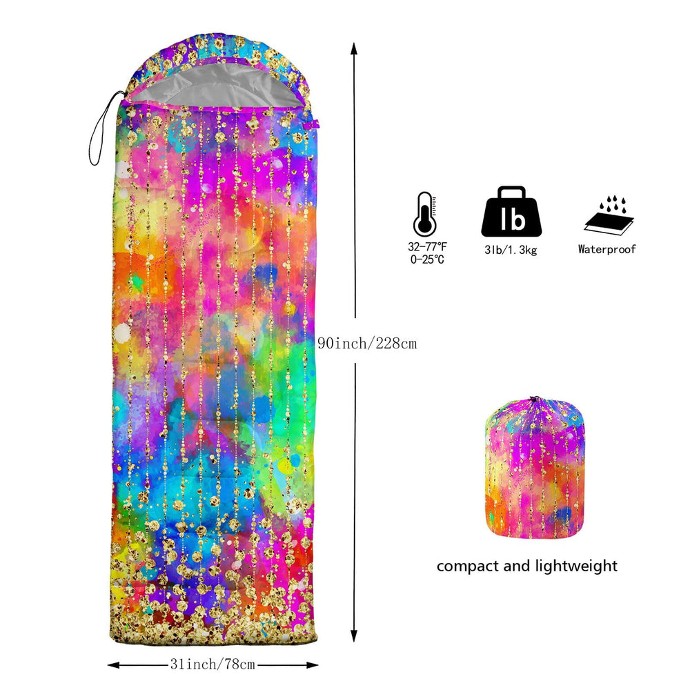 Smell Sunshine Kids Sleeping Bag with compression sack for easy travel