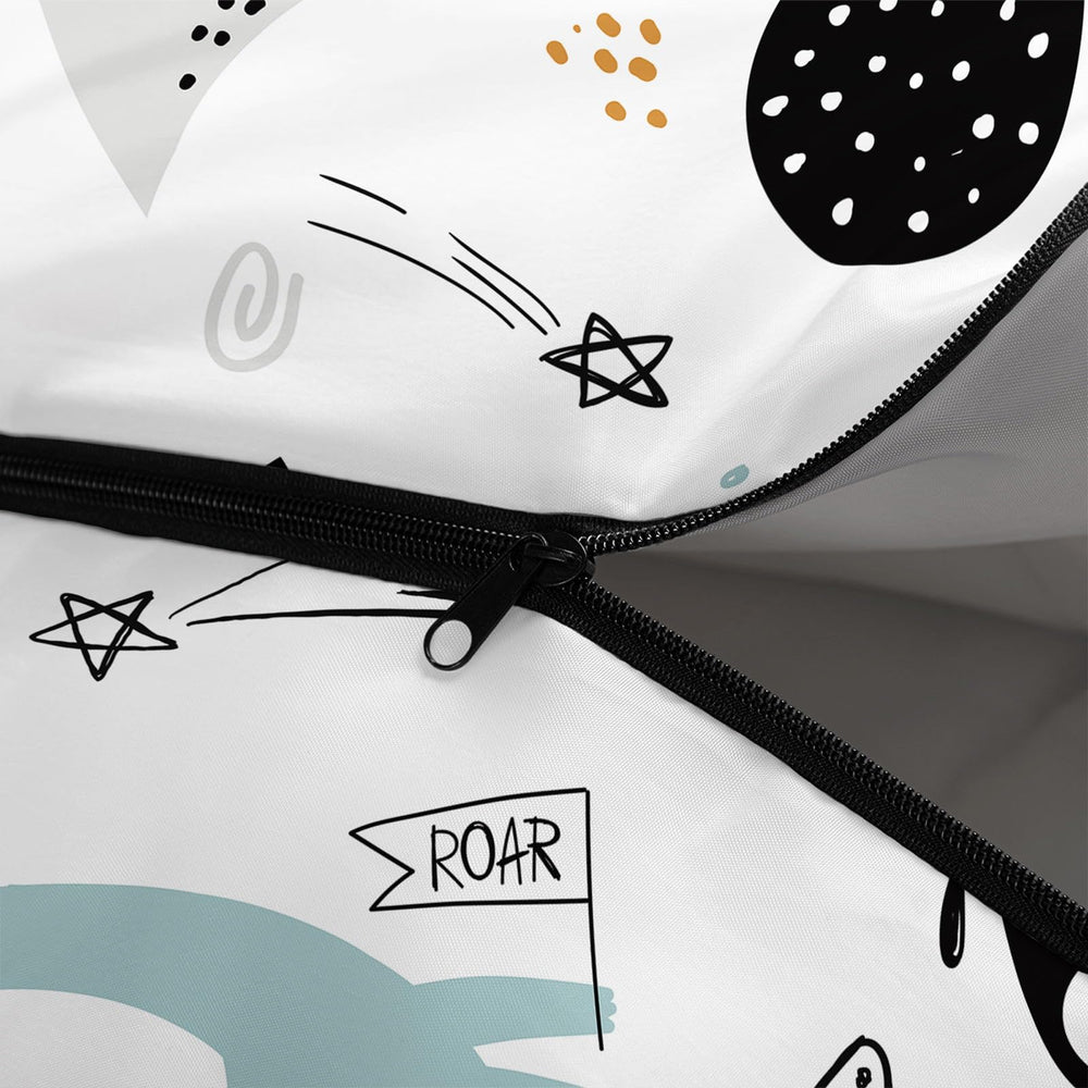 Smell Sunshine kids sleeping bag packaged in compression sack for compact storage.