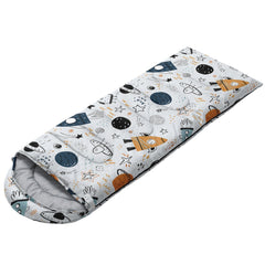 Smell Sunshine kids sleeping bag hood detail for warmth and snug fit