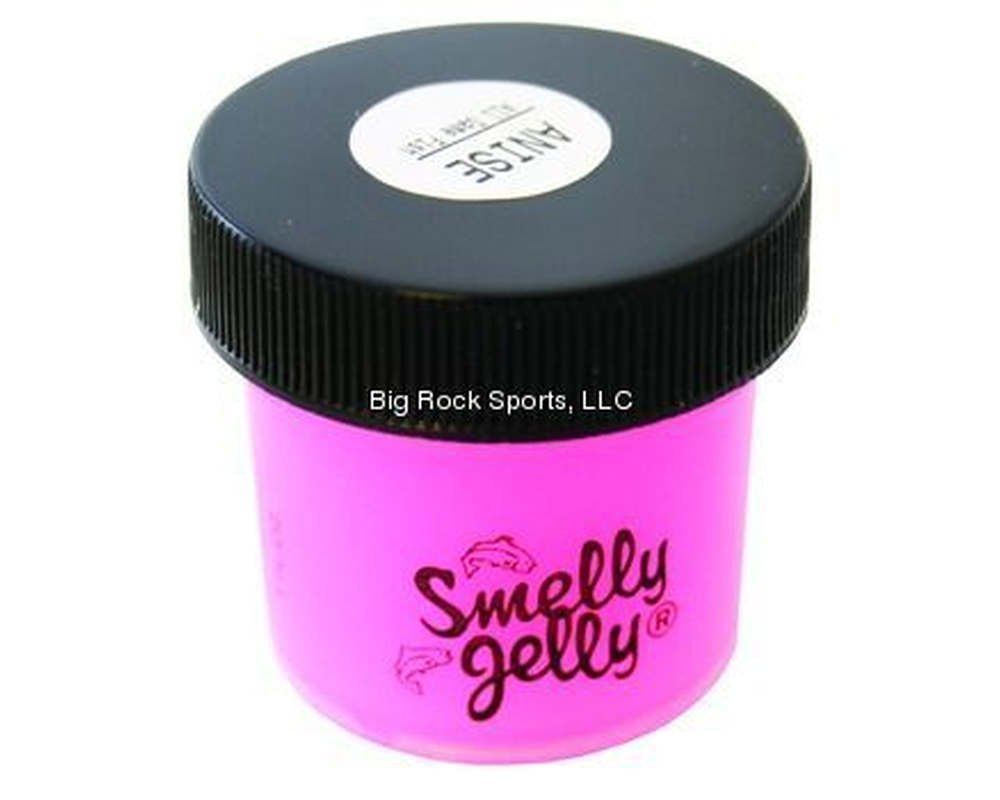 Smelly Jelly 180 regular scent 1oz bottle enhances fishing lure scent for better attractant.