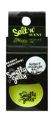 Smelly Jelly Pro Guide Nitecrawler Salt attractant jar enhances bass lure scent and performance
