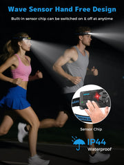 Smiling Shark TD-0123-S headlamp waterproof casing for rugged, wet conditions.