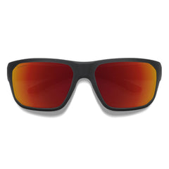 Smith Arvo Chromapop red mirror lenses reduce glare and enhance color perception.