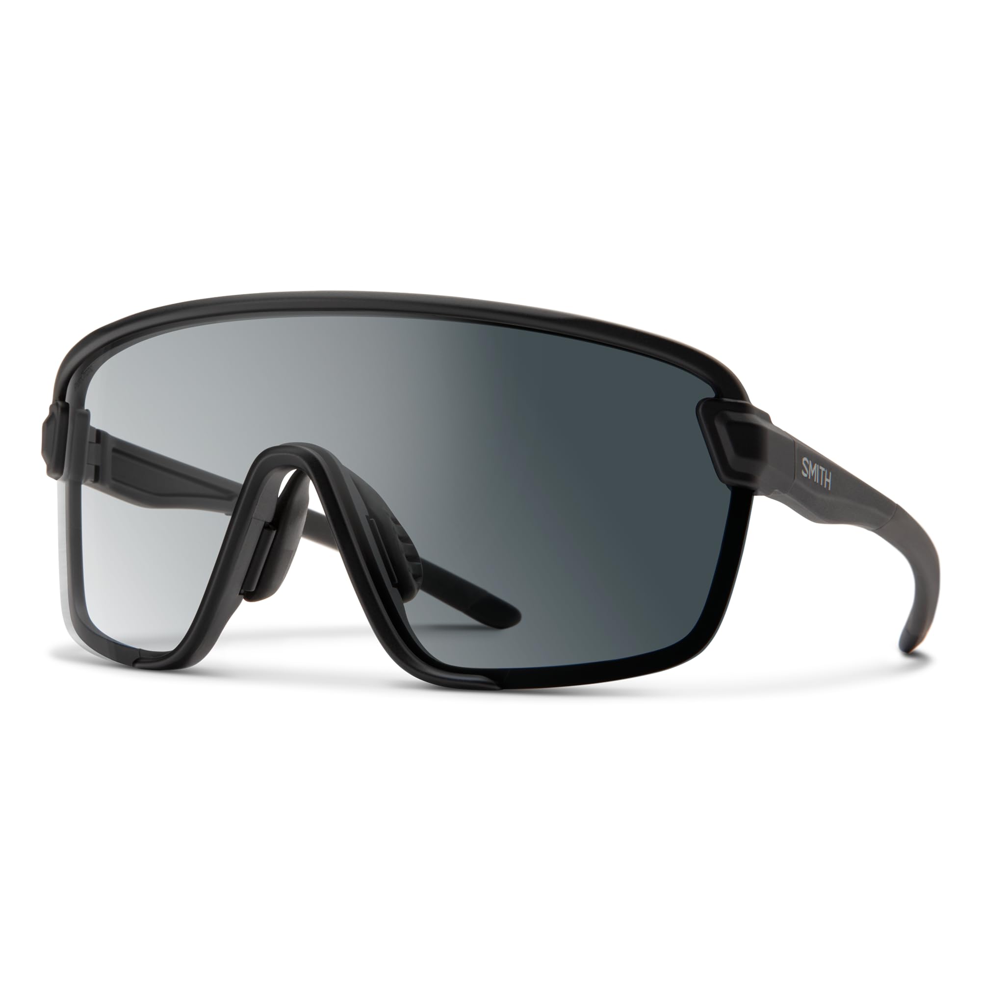 SMITH Bobcat sunglasses front view offering all-day coverage for mountain rides.