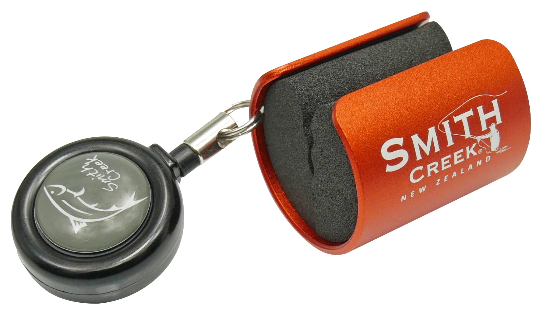 Smith Creek Rod Clip Burnt Orange - product close-up