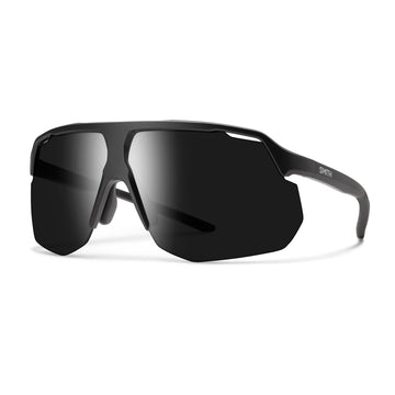 Smith Motive sunglasses with full-coverage design on a rider for protection