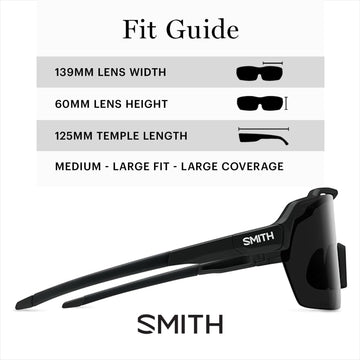 SMITH Shift Split MAG sunglasses with bright-light ChromaPop lens for vivid contrast.