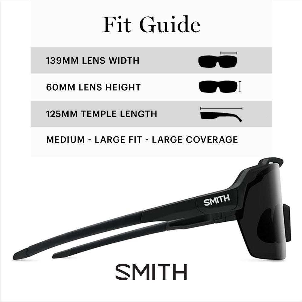 SMITH Shift Split MAG sunglasses with bright-light ChromaPop lens for vivid contrast.
