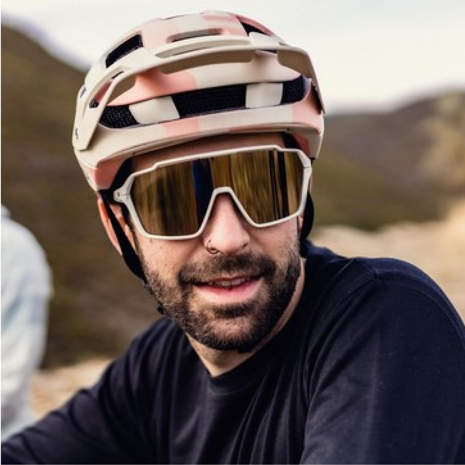SMITH Shift XL MAG on rugged mountain ride demonstrating rugged performance