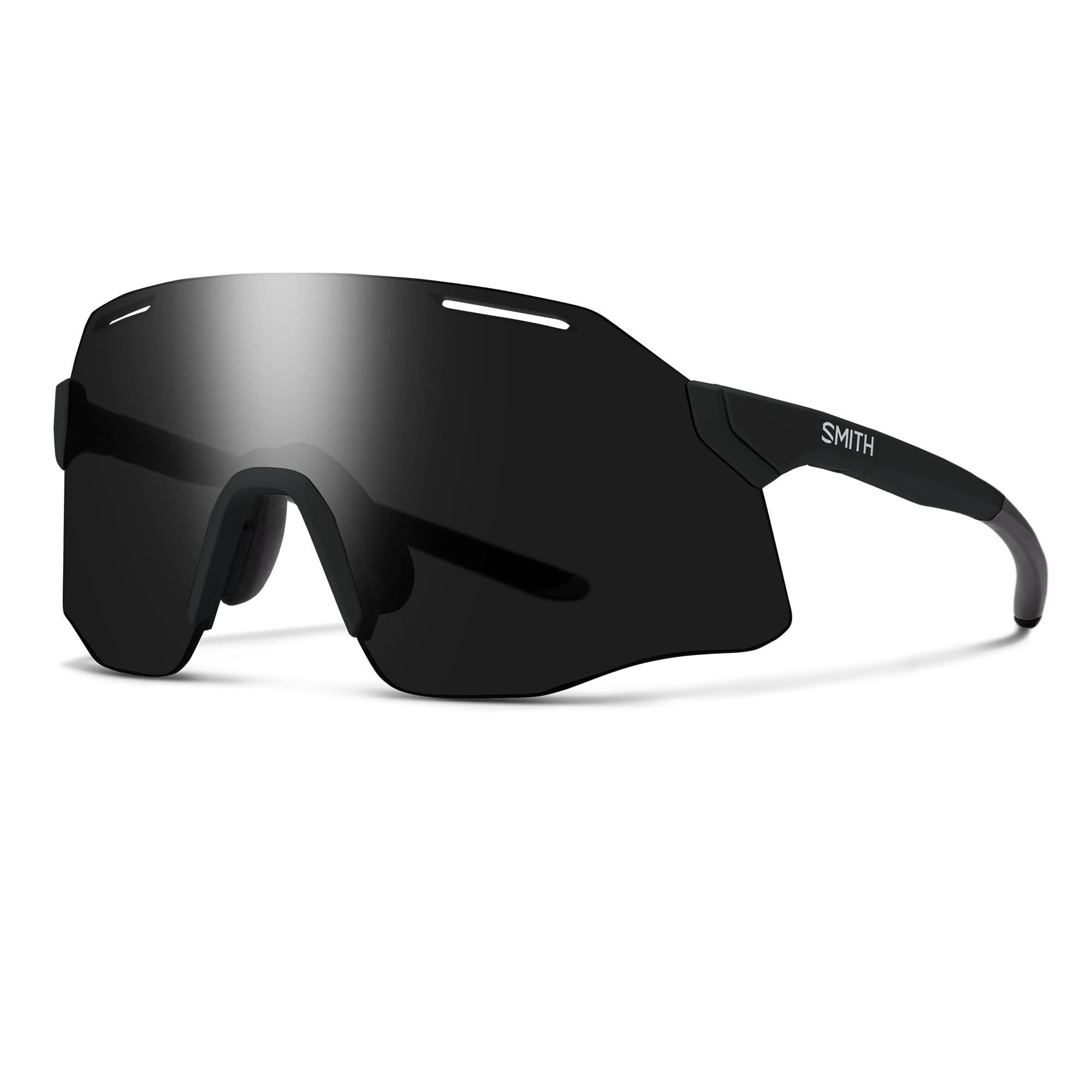 SMITH Vert PivLock sunglasses front view showing lightweight rimless design for clear vision