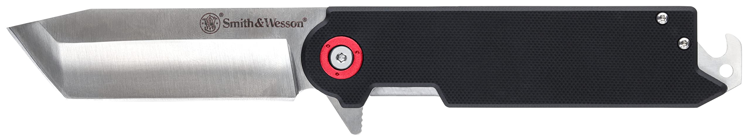 Blade and handle materials: 8Cr13MoV stainless steel blade with G-10 handles