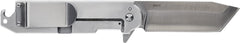 Tanto blade with bottle opener and money clip