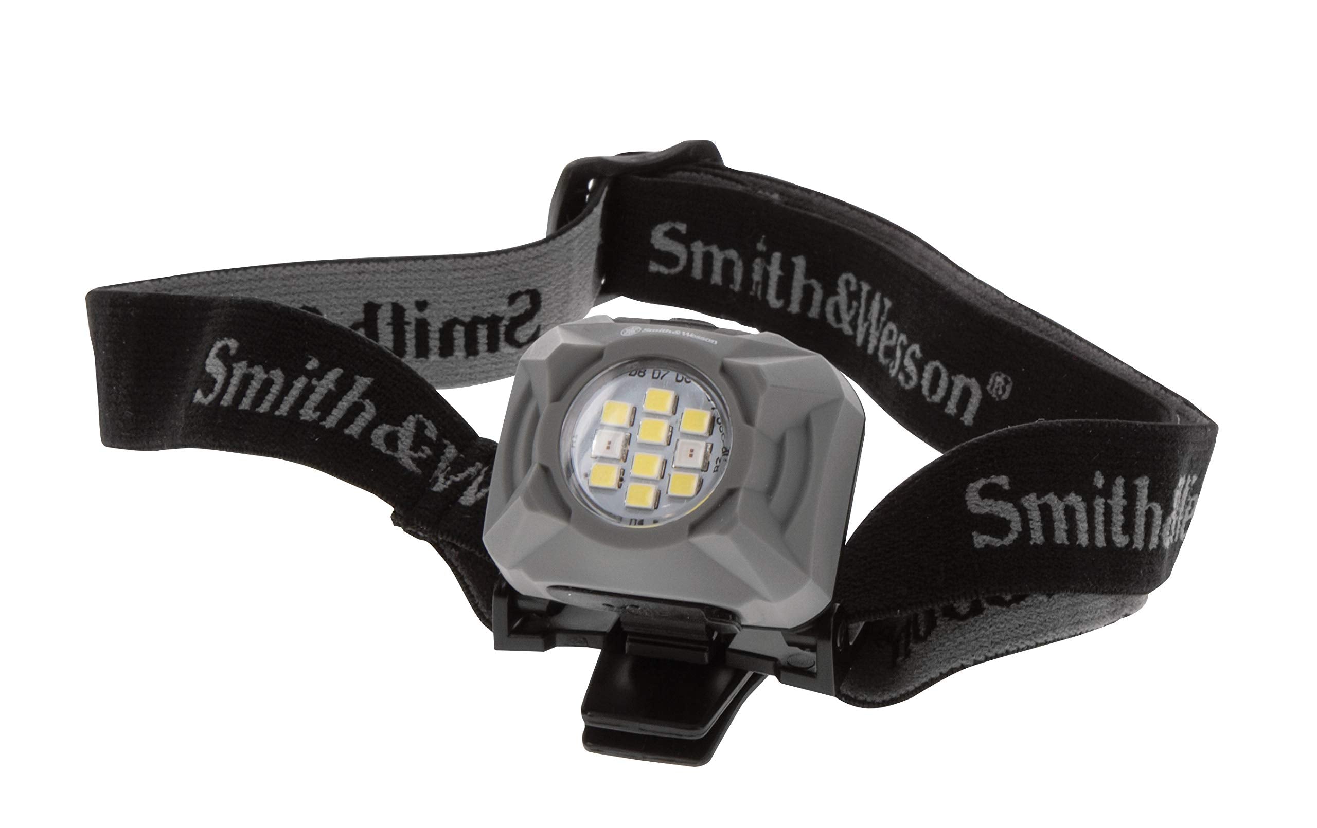 Smith & Wesson Night Guard quad beam headlamp with color LEDs for night signaling