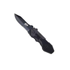 Smith & Wesson SWMP4LS 8.6 inch folding knife with 3.6 inch clip point blade and aluminum handle