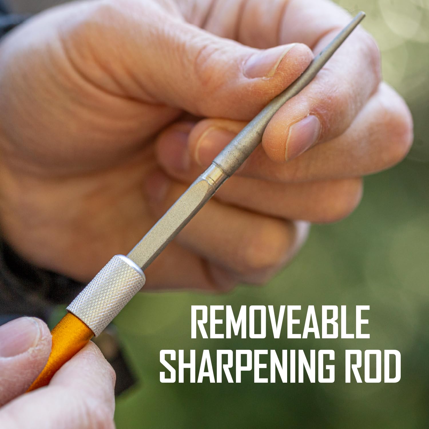 Pocket clip and compact form of Smith’s Diamond Retractable Sharpener