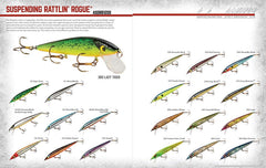 Smithwick Rogue Minnow jerkbait seen up close with realistic finish in shallow water