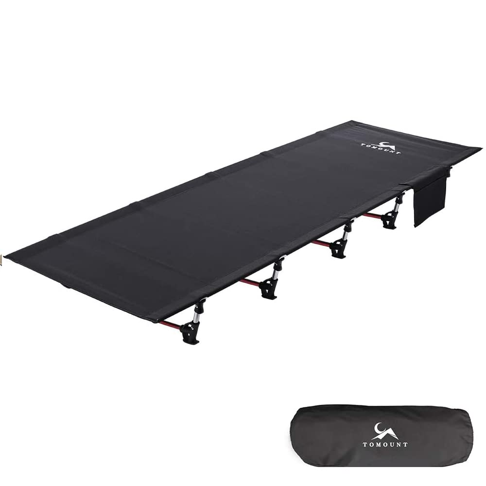 SMLFIT compact camping cot folded for backpacking portability and quick storage