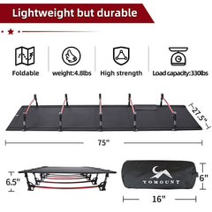 SMLFIT cot standing stable with 5 cross rods on uneven ground