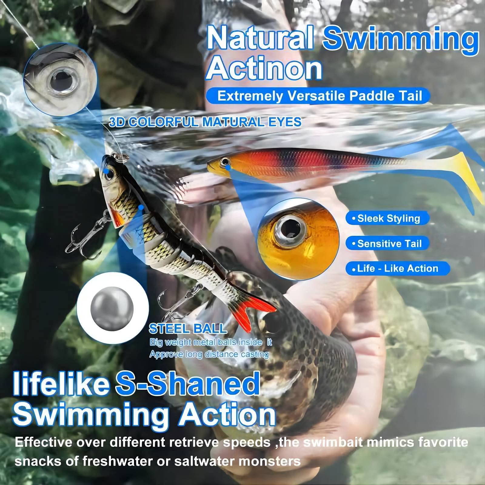 SMMYMGF crankbaits image highlights bright colors for versatile waters