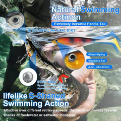 SMMYMGF crankbaits image highlights bright colors for versatile waters