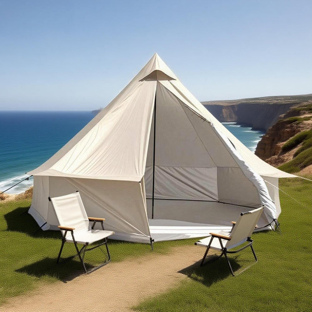 Smootor yurt tent quick setup in 10-15 minutes for easy trips.
