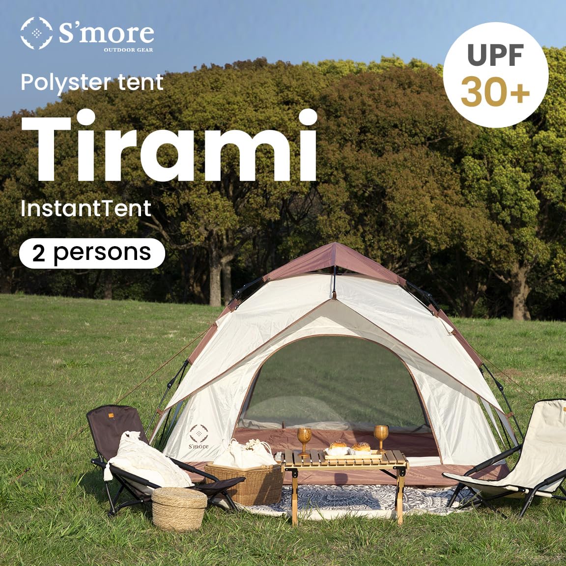 S'more Emergency Tent Shelter side vent highlights airflow and bug protection.