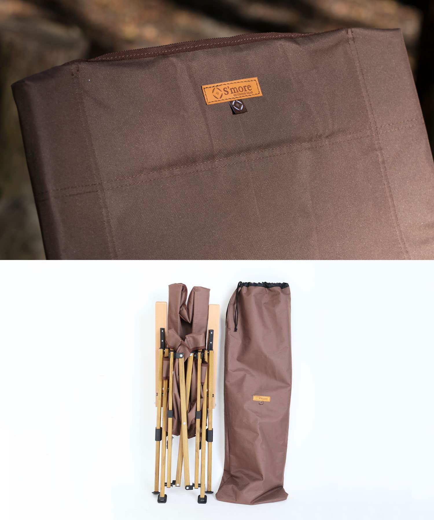S'more chair stored dimensions keep packing compact for trips.