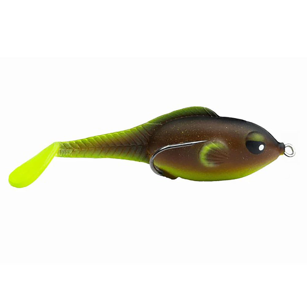 Snag Proof Zoo Wake topwater bait showing wake action for bass across weed mats