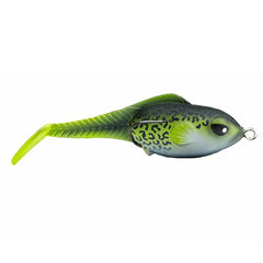 Snag Proof Zoo Wake topwater lure glides above weed mats with lifelike tail action