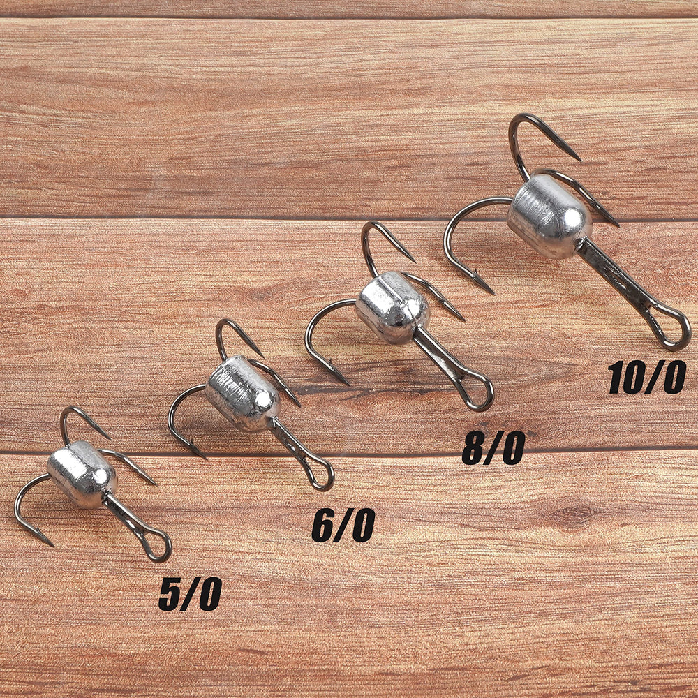 Bunker snag hooks with weight for baitfish and big fish