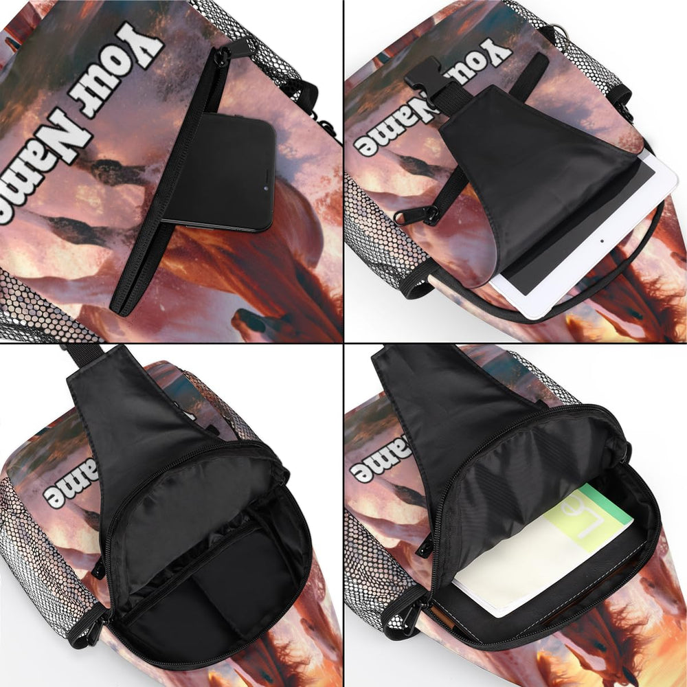 Snatocys internal zip pocket protects valuables on the go.