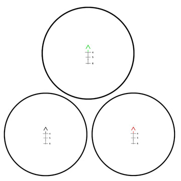 Sniper 1/2 MOA adjustment clicks enable precise windage and elevation changes.