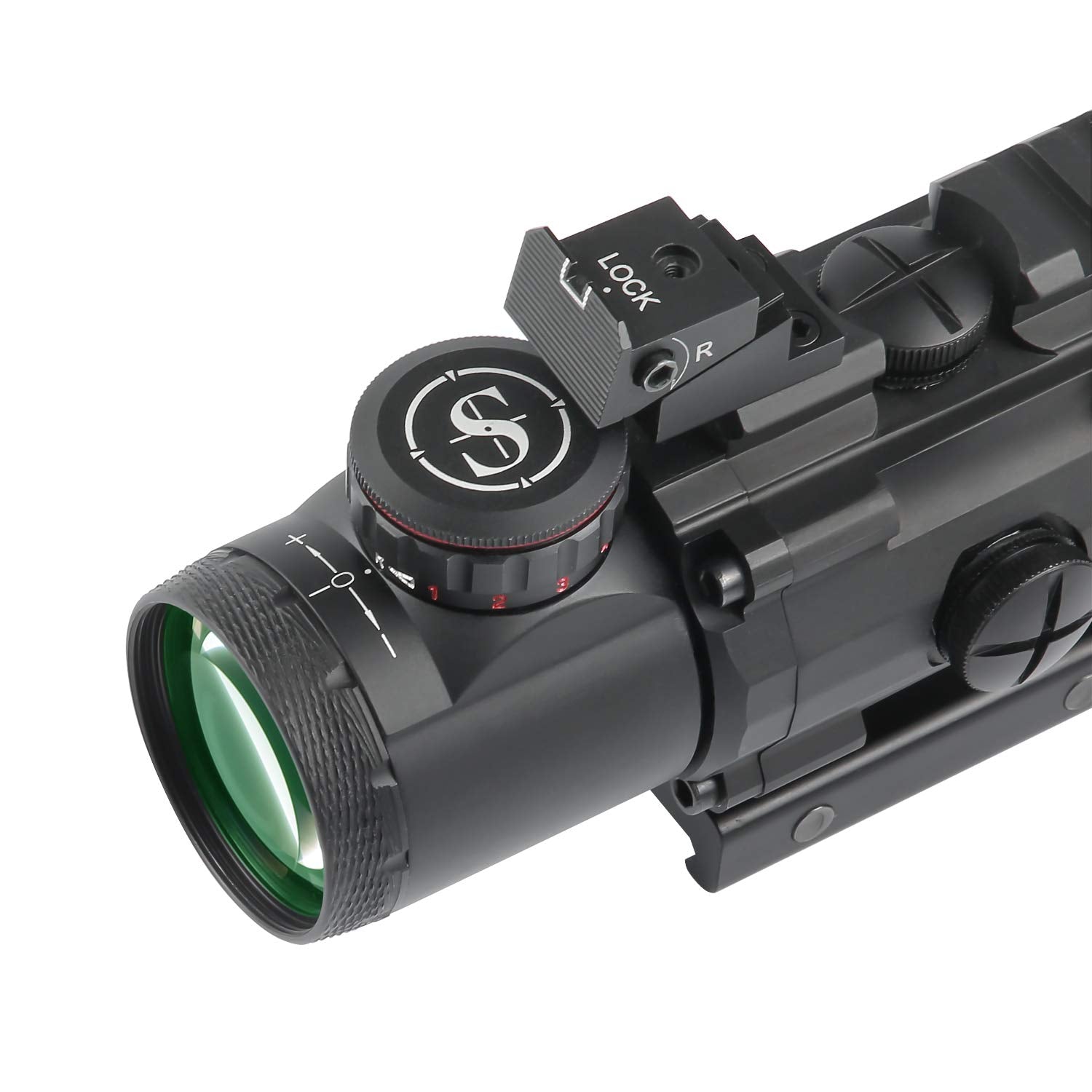 Sniper 5x50mm prism scope nitrogen-filled seal provides fogproof and rainproof protection.