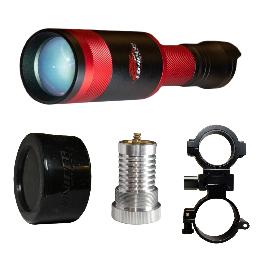 Sniper Hog Lights Hyperion 40 with dimmer tail cap for adjustable brightness on hunts.