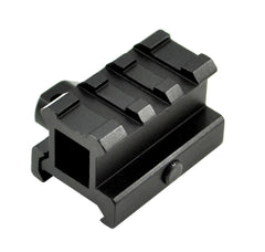 Sniper medium profile riser mount with 3 slots elevates optics securely