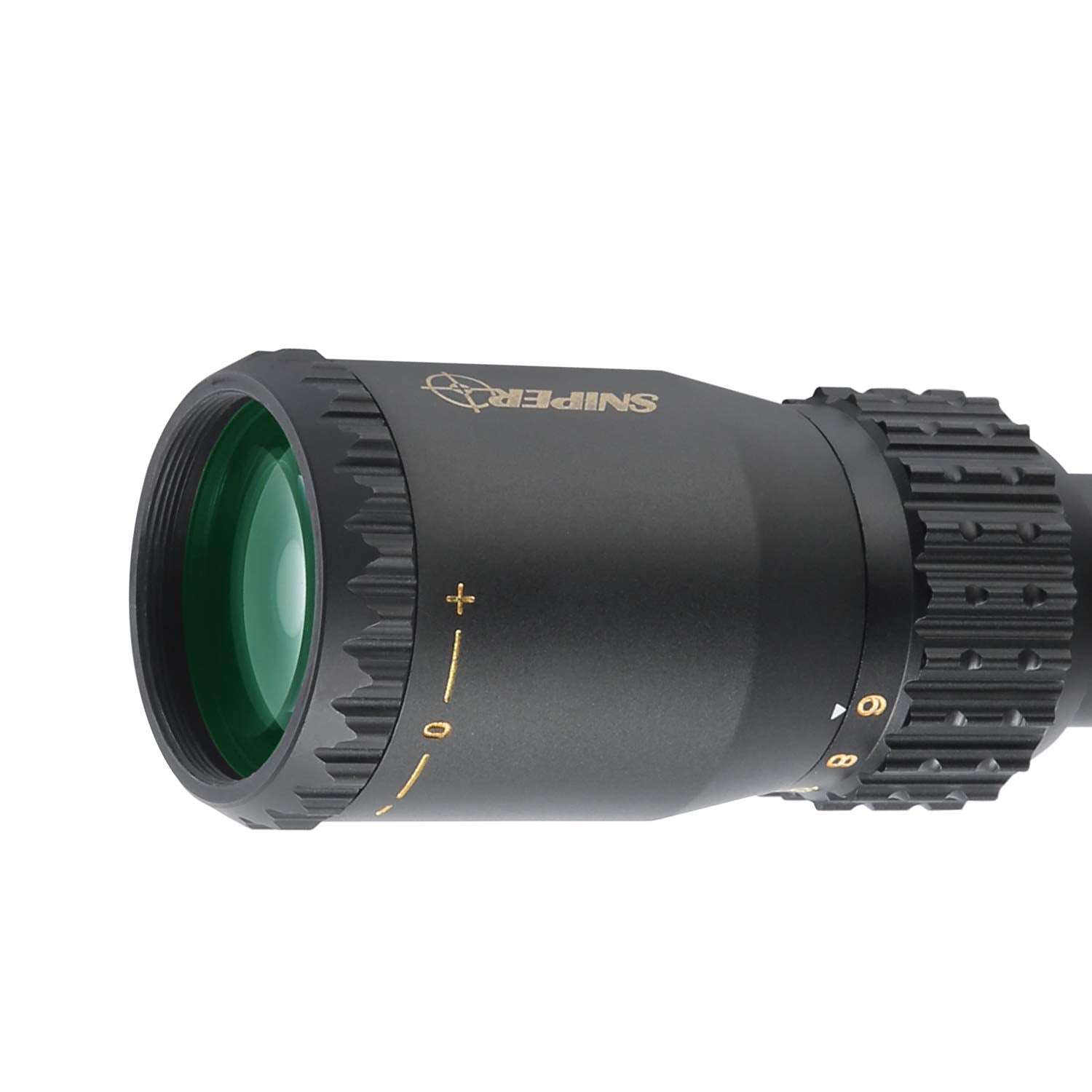 Sniper scopes comfortable 3.7–3.8 inch eye relief reduces cheek strain during long sessions