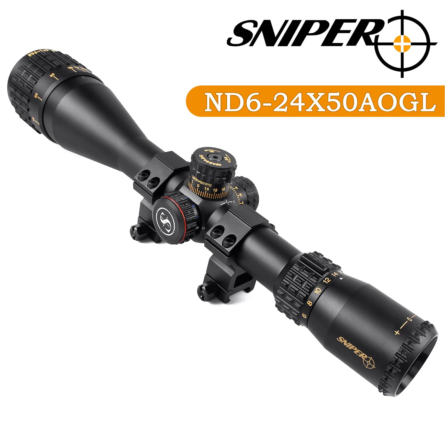 Sniper scopes HD glass, multi-coated lenses deliver clearer views with reduced glare