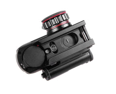 Durable T6 6061 aluminum body with matte black anodized finish.