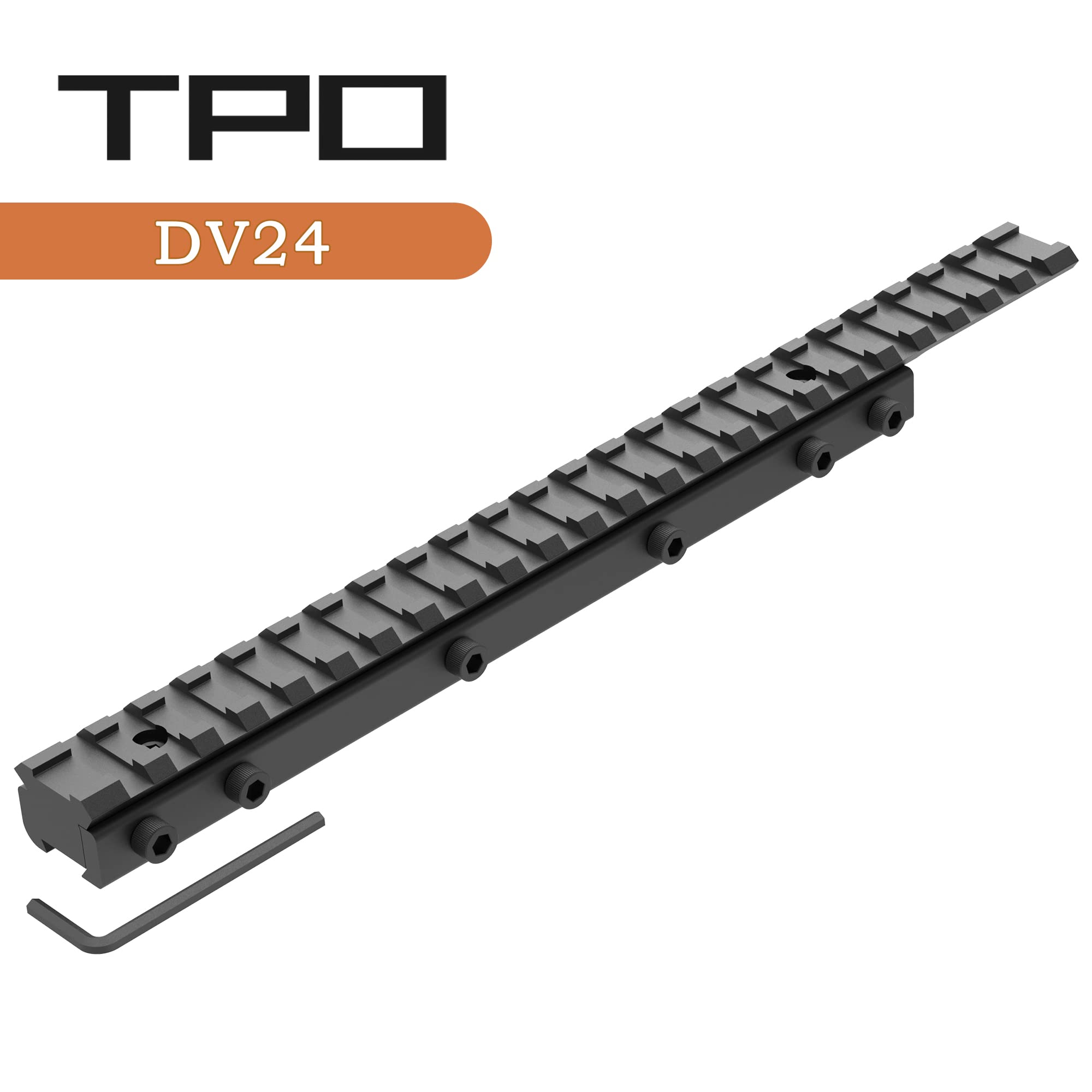 Sniper top rail picatinny 24-slots for ample accessory options.