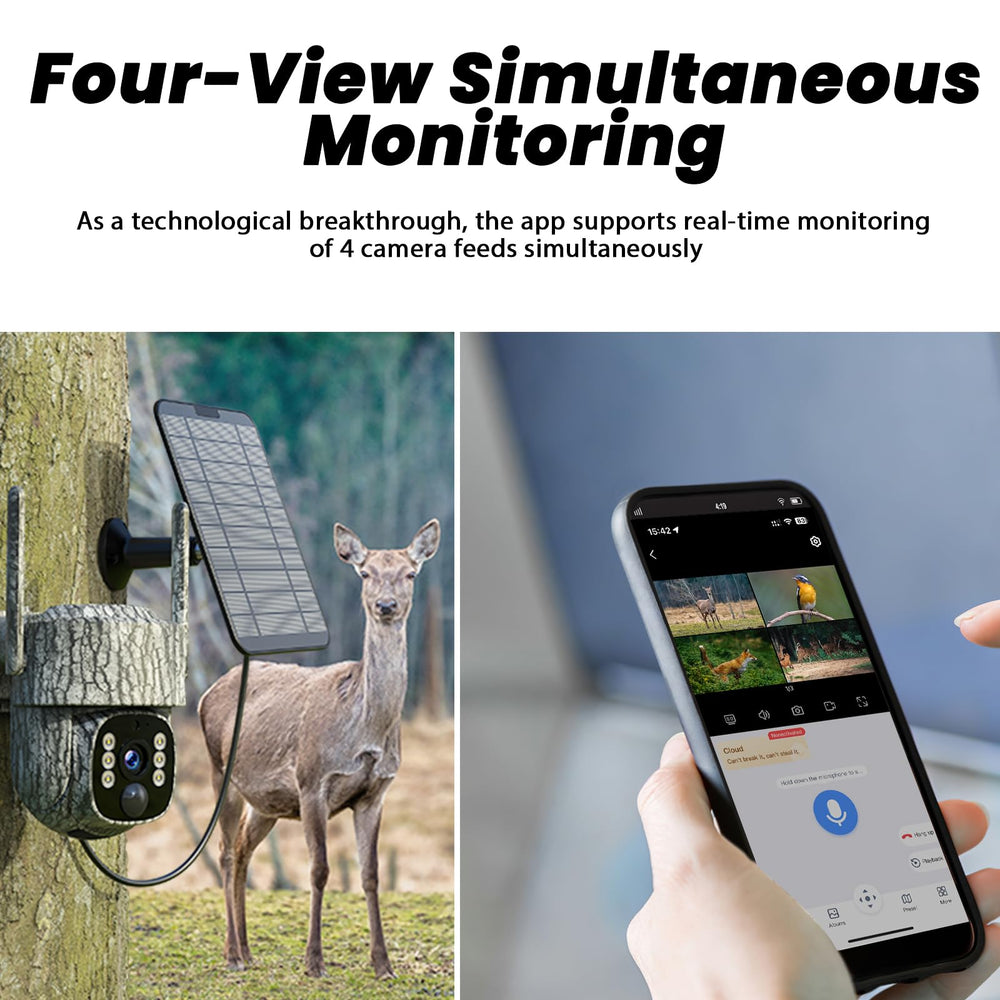 SniperView CloudEye app-ready camera with multi-camera live viewing capability.
