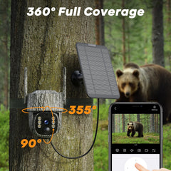 SniperView two-way audio trail camera enabling live interaction and deterrence.