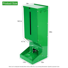 SNMUMU gravity feeder 11-gallon capacity in action