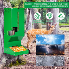 SNMUMU screw-lock latch cover protects feed from theft and rain