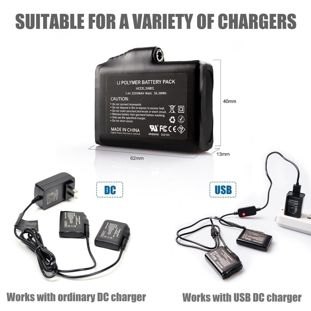 SNOW DEER battery charge port detail enabling convenient on-the-go recharging