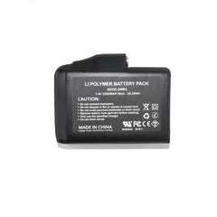 Snow Deer battery pack side with 3.5mm DC jack, easy replacement.
