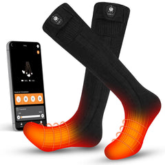 SNOW DEER heated socks app control enable on-the-go warmth during outdoor adventures.