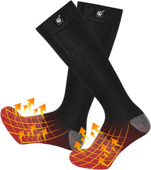 Snow Deer heated socks battery pack powers long outdoor warmth.